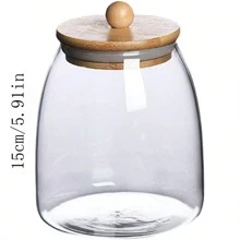 Coffee Canister And Food Storage Container Set - Coffee Airtight Canister For Coffee Beans - Sealed Food Storage Container - Coffee Storage Container - Clear Glass, Gift Boxed - Multicolor - View 2