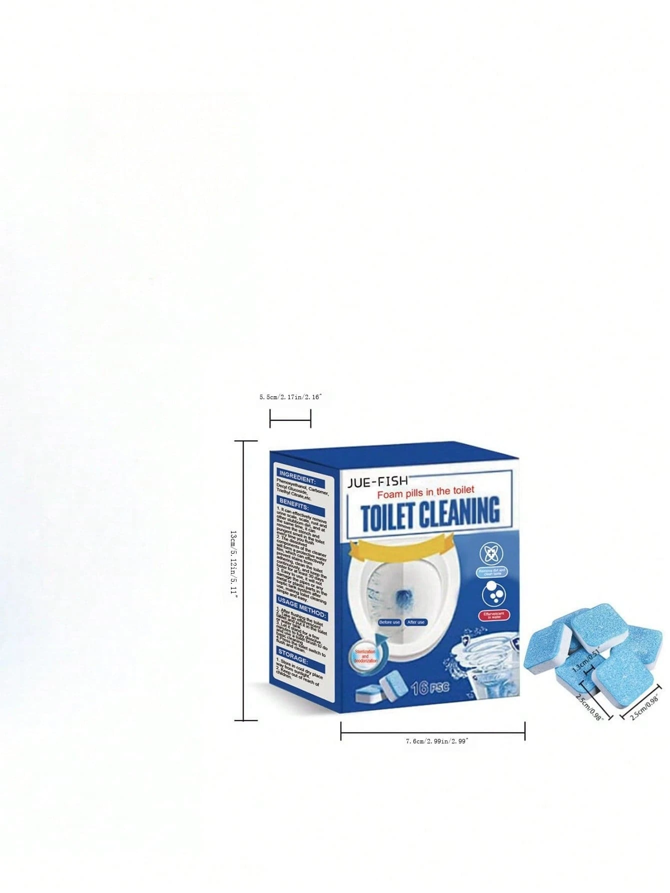 Toilet Bowl Effervescent Tablets Toilet Cleaning To Remove Dirt And