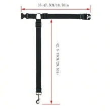 1pc Pet Car Leash, Dog Seatbelt Attachment With Headrest Clips For Small Medium Dogs Dog Car Seat Car Seat Covers Dog Car Seat Cover Pet Car Seat - Multicolor - View 5