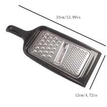 Black Kitchen Grater, Kitchen Utility, Kitchen Tool Planer, Kitchen Grater, Fruit And Vegetable Grater, Used For Fruit Peeling And Fruit Shredding. - Black - View 2