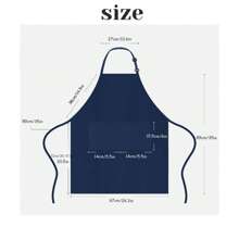 Personalized Apron, Embroidered Apron, Name Apron, Customized Name Apron, Personalized Apron, Chef Apron, Mom Apron, Baking Apron, Baking Gift, Chef Gift, Personalized Bar Apron, Canvas Work Apron With Pockets, Customized Gift For Men, Embroidered Kitchen Apron, BBQ Apron, Bartender Apron, Personalized Apron, Personalized Apron, Customized Apron, Personalized Custom Apron, Women's Personalized Apron - Multicolor - View 9