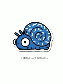 50张简约绘画卡通动物涂鸦贴纸精美手册吉他水杯笔记本电脑防水贴 - 彩色 - 查看 2