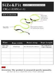 Running Dog Leash Waist Belt, Hands-Free Retractable Dog Leash For Walking, Jogging, And Running With Pets