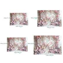 Pink Daisy Flower Dreamy Pink Butterfly White Wall Photography Background For Girl Birthday Party Cake Smash Decoration Banner Baby Girl Photo Shoot Backdrops Photo Studio Props,Christmas