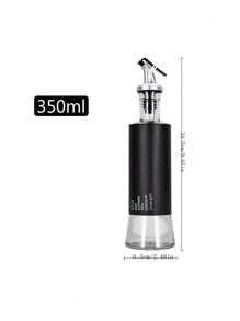 1pc Glass Oil Bottle Vinegar Dispenser Soy Sauce Storage Container For Kitchen, Suitable For Cooking, Baking, Salad, BBQ. Kitchen Tools And Equipment - Multicolor - View 3