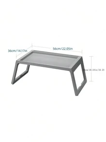 1 PC Plastic Foldable And Portable Laptop Table On Bed And Sofa,Also Suitable For Outdoor Picnic - Multicolor - View 5
