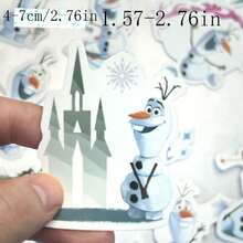 Bộ 50Disney Dán Frozen Câu Chuyện Đồ Chơi Nước Hành Lý Laptop Dán Quà Tặng Sinh Nhật - 50 cái - Xem 2