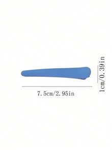 10 件装极简主义风格哑光鳄鱼夹发夹，适合女孩日常和家庭洗脸使用 - 彩色 - 查看 6