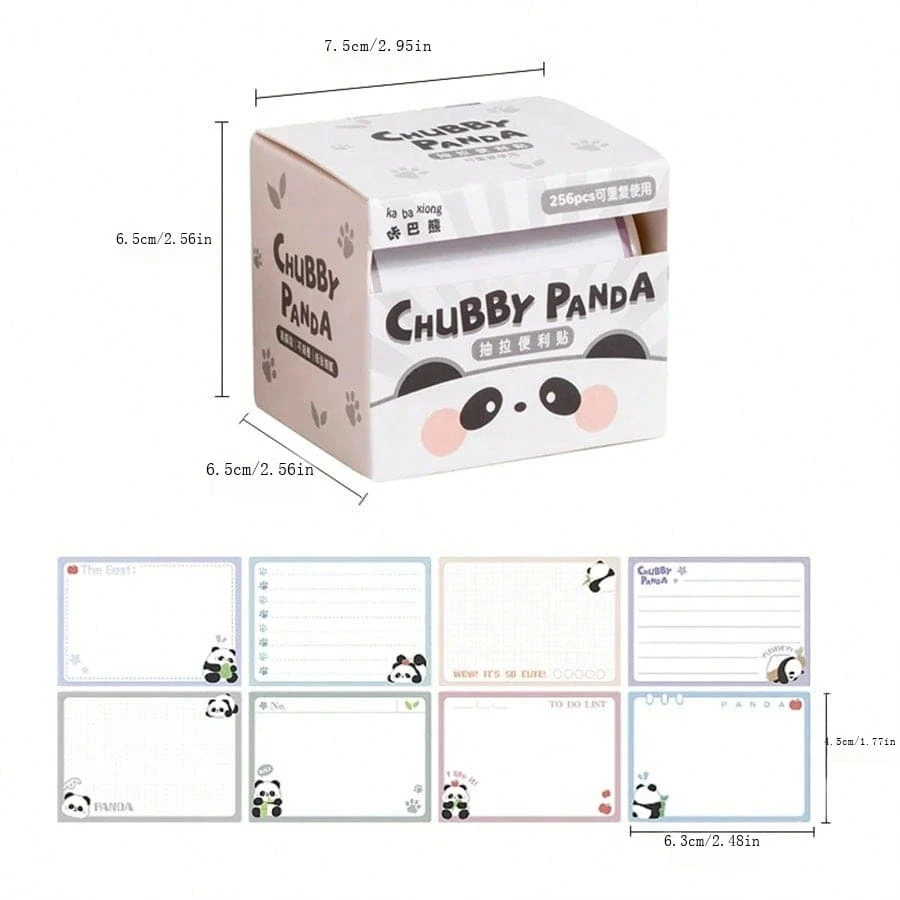 1 Pack Cute Animal Sticky Notes Capybara Memo Pads Paper Panda Note Pad ...