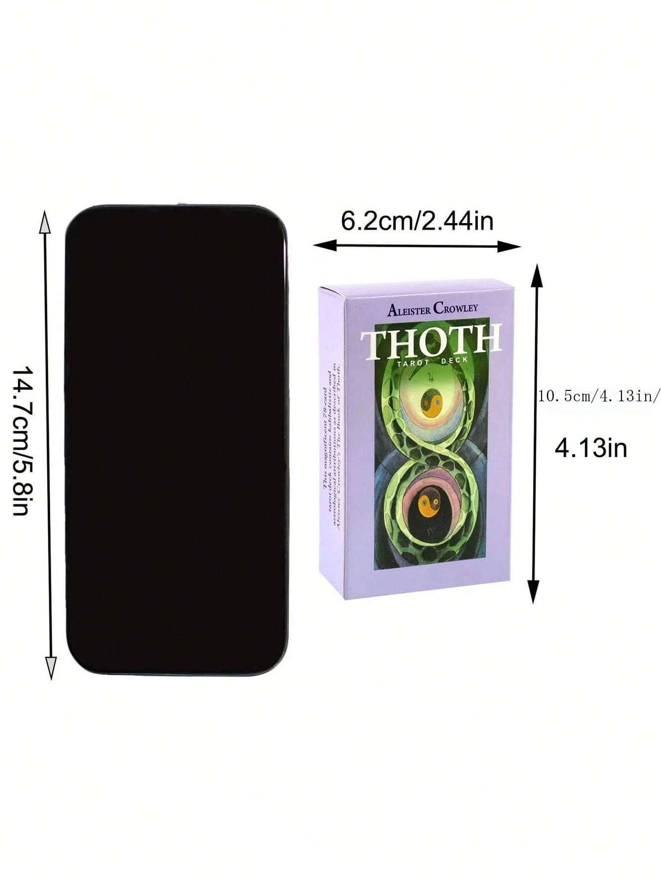 1 Set THOTH Tarot Cards Unlocks Your Inner Wisdom - QR Code Guide For ...