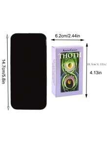 1 Set THOTH Tarot Cards Unlocks Your Inner Wisdom - QR Code Guide For Beginners, Board Game