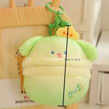 1 pieza Lindo colgante de perro de peluche, llavero, decoración de mochila, regalo - Multicolor - Ver 3