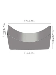 5 件装 304 不锈钢筷子架、勺子架和叉子架圣诞礼物 - 銀色 - 查看 2