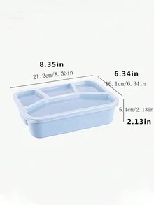 1 st Nordic Style 4-fack Bento Lunchbox, Kylskåp Matförvaringsbehållare, Snacks Och Fruktlåda, Kök, Julklapp - Multifärgad - Visa 2