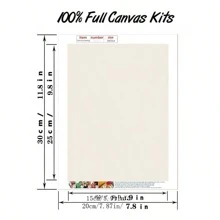 Kit de pintura de diamante, conjunto de arte de pintura de diamante 5D DIY para iniciantes adultos, pintura de diamante completa e redonda para decoração de parede doméstica