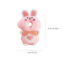 Baby Walker Head Protector Backpack Wear,Toddler Head Protection Safety Pad,Pink Punny - Multicolor - View 2