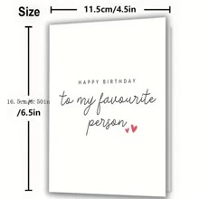 1pc, Thiệp sinh nhật bạn trai, Thiệp sinh nhật chồng, Gửi người tôi yêu thích, Thiệp sinh nhật bạn gái, Thiệp sinh nhật vợ, Thiệp sinh nhật, Vật dụng cho doanh nghiệp nhỏ, Thiệp cảm ơn, Quà sinh nhật, Thiệp, Mặt hàng khác thường, Thẻ quà tặng, Giáng sinh - Nhiều màu - Xem 2