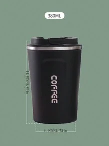 Cốc du lịch cách nhiệt bằng thép không gỉ là cốc cà phê có thể di chuyển và tái sử dụng có nắp, thích hợp làm quà tặng lý tưởng cho bất kỳ mùa nào ngoài trời khi trở lại trường - Nhiều màu - Xem 2