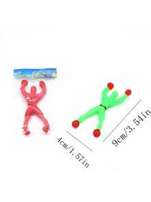 5 Fun Slimy Rolls For Men Slimy Elastic Wall Crawlers For Men Parties Love Tricky Novelty Toys, Party Gifts - Multicolor - View 2
