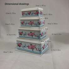 4pcs Rectangular Food Storage Containers Set For Refrigerator & Microwave, Reusable Containers For Storing Vegetables, Fruits, Spices, Butter Etc.