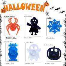 Halloween Decoration 3pcs/6pcs Multicolor Halloween Design Fidget Spinners, Stress Relief, Cute Halloween Toys - Multi-color Random Delivery - View 3