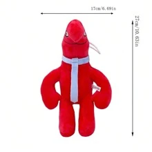 1pc New Smiling Friends Series Plush Doll, Random Delivery Of Frog Mr. Style/Label - Multicolor - View 2