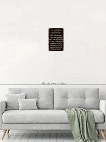 Cartel de metal vintage, decoración del hogar, decoración de la habitación, decoración de pared, decoración del baño, decoración de bar, decoración de cafetería, decoración de garaje, decoración de casa de campo, 12 X 8 pulgadas