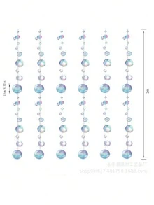 1 Vòng hoa bong bóng trong suốt và nhiều màu sắc trang trí tiệc bong bóng nổi treo ánh sáng trôi nổi bãi biển hồ bơi chủ đề đại dương sinh nhật cô dâu tiệc cưới trang trí nền tiệc (Không phải bong bóng 3D thực sự, mà mô phỏng bầu không khí thổi bong bóng thông qua hiệu ứng phản chiếu) - Nhiều màu - Xem 7