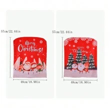 Christmas Chair Covers (Christmas Tree) For Living Room Decor - Multicolor - View 7