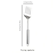 1-4 pièces Set d'ustensiles de cuisine en acier inoxydable comprenant une louche, une cuillère à égoutter, une spatule et une passoire à casserole