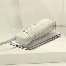 Neu 60% Rabatt kompakte tragbare 2-in-1 Faltregen-/Sonnenschirm, kleiner UV- und Regenschutz