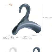 Arched Bracket Handbag Hanger Rack, Closet Hanging Organizer For Bags, Hats, Scarves And Accessories, Plastic Wardrobe Hooks