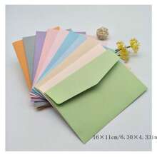 20/60pcs Multi-Color Letter Envelopes 16*11cm, Ins Style Paper Bags, 10-Color DIY Envelopes Romantic And Simple Envelopes Back To School
