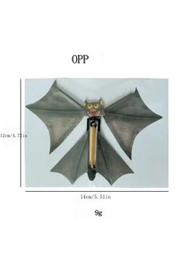 Flying Bat Halloween Decoration Bats Ornaments Flying Toy - Black - View 3