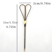 Que xiên trái cây bằng tre, xiên cocktail, nĩa khai vị tiệc cưới, đồ dùng dùng một lần - Nhiều màu - Xem 7