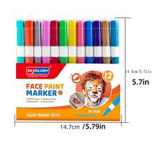 Washable Body Painting Markers For Halloween