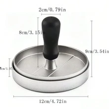 Manual Non-Stick Hamburger Meat Patty Maker Press Mold For Home Kitchen - Multicolor - View 2