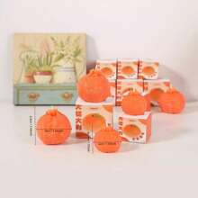 Velas de cera de soja con aroma a naranja al por mayor, set de velas sin llama creativas como regalos, estilo Ins Aromaterapia - Naranja - Ver 3