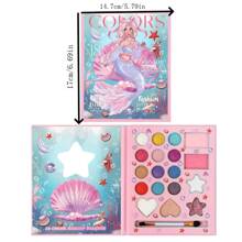 1 pieza Caja de Juego de Cosméticos para Niños Paleta de Sombras de Ojos Princesita Joyas de Vestir Juguetes de Maquillaje para Niños en Casa, Maquillaje Juguete, Juguetes de Niña, Cosméticos para Niños, Juegos de Maquillaje para Niños, Maquillaje para Niños, Juguetes para Niñas, Juegos de Maquillaje para Niños, Maquillaje para Niños, Maquillaje para Niños, Cuidado de la Piel para Niños, Kit de Maquillaje para Niñas