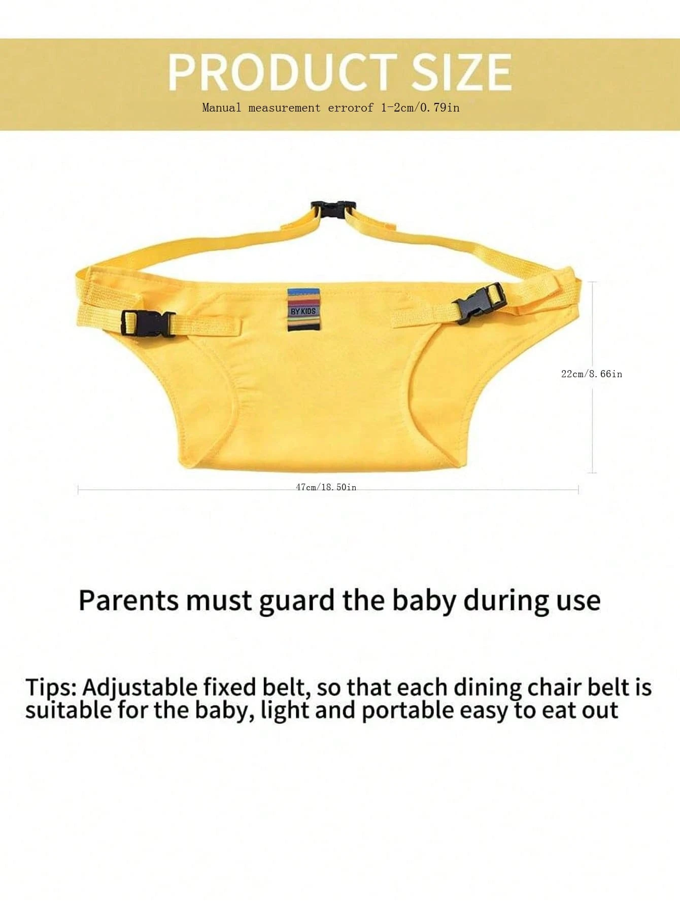 Universal Portable Baby High Chair Safety Harness, Travel Highchair