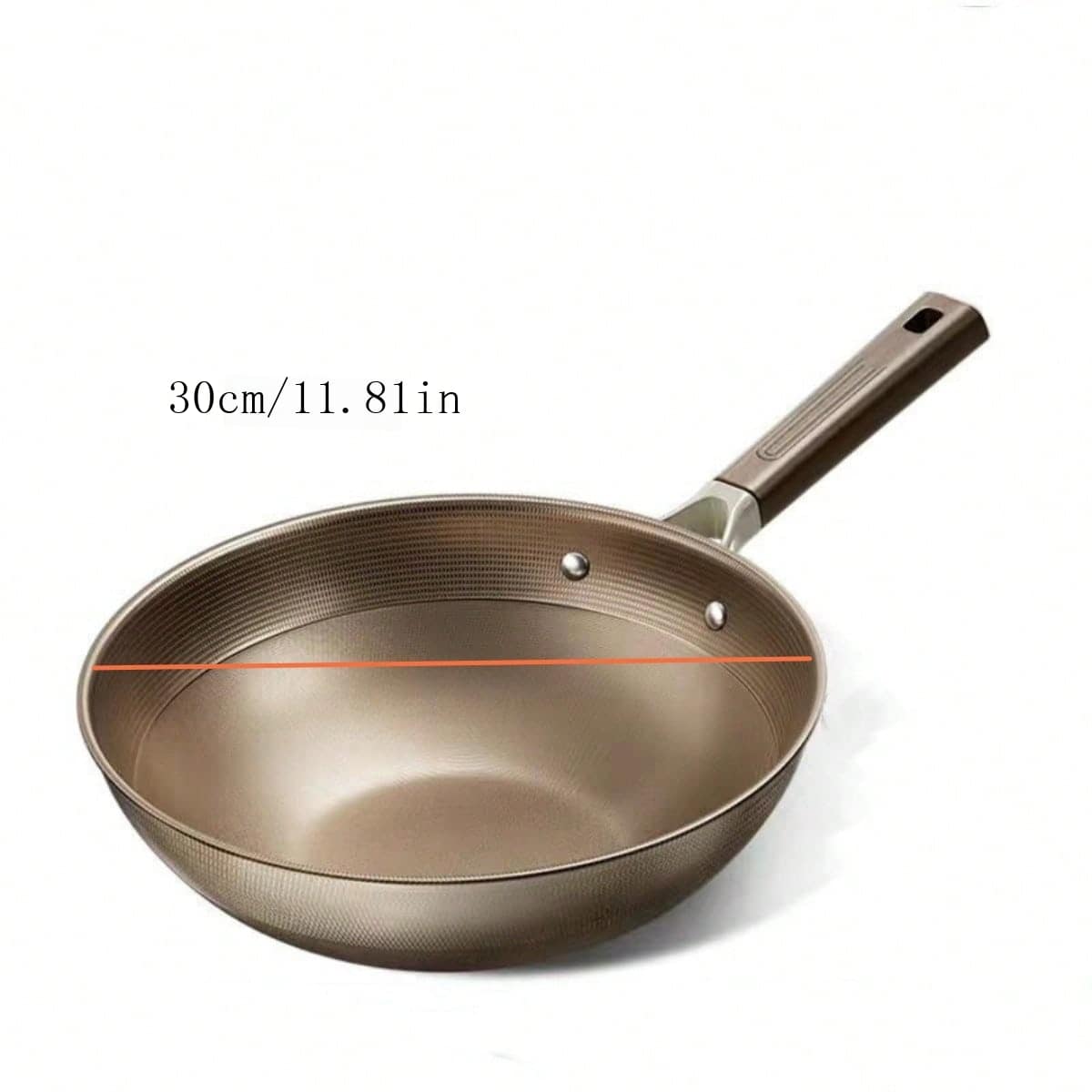 Luxury New Titanium Coated Nonstick Pan, DualSided, Suitable For