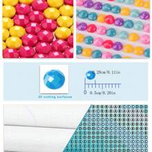 Set fai-da-te di pittura con diamanti da donna, raffigurante una donna dagli occhi grandi e sexy con una rosa rossa, kit di ricamo completo di perline, punto croce, mosaico di strass, decorazione per la casa