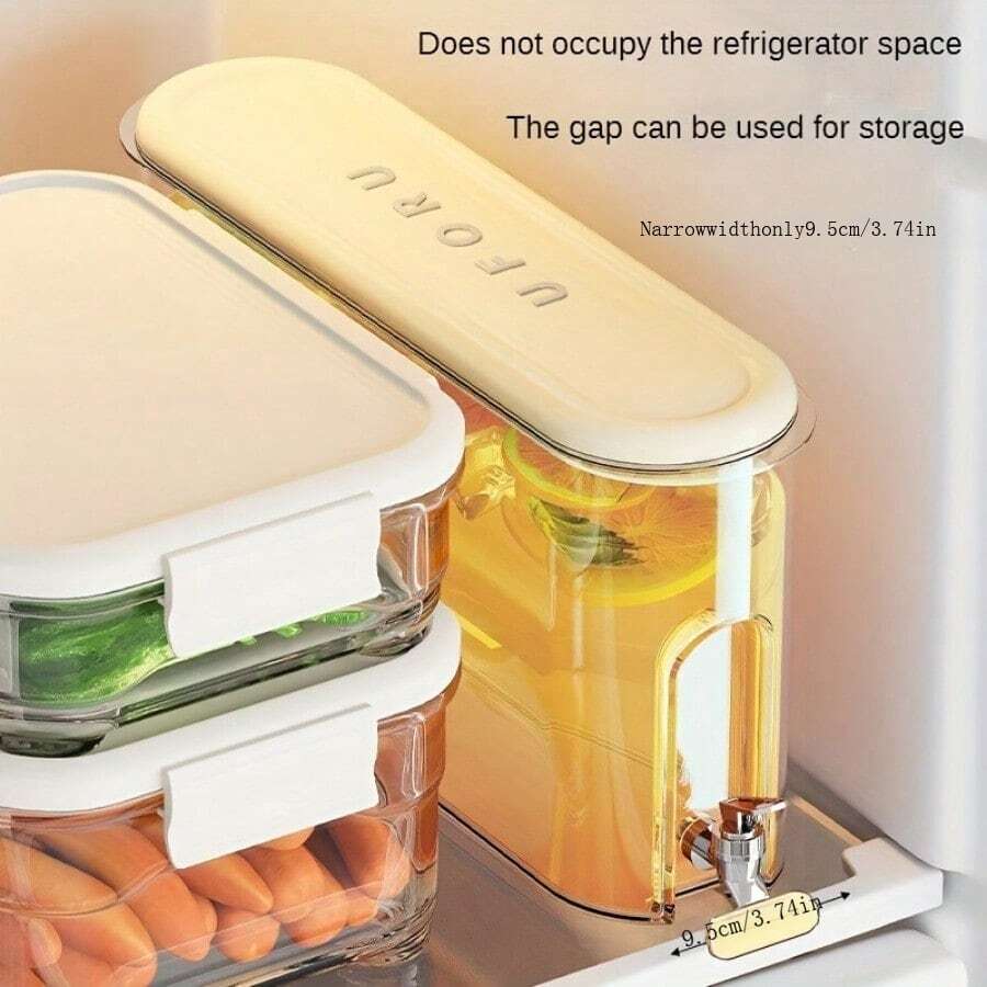 4.0l Refrigerator Glass Cold Water Pot Faucet Kitchen Bar Water