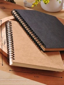 1 Máy Tính Xách Tay Xoắn Ốc Đồng Bằng, Máy Tính Xách Tay Tạp Chí Đa Năng Cổ Điển Cho Tài Khoản Cầm Tay - Nhiều màu - Xem 11