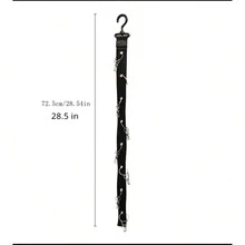 1pc Cap Storage Holder, No Drill Needed Clothes Hat Organizer With Hook Hangers For Wall, Door, Wardrobe, Hallway,Baseball Cap Storage Organizer With Clips, Eight Clips, Can Hold 16 Hats Hat Rack, Hat Storage Hook Rack - Black - View 2