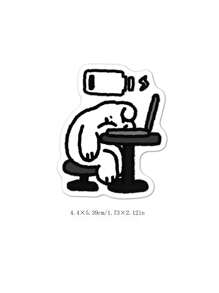 62 张黑白狗可爱卡通贴纸 个性化 DIY 手册 手机、iPad、水杯、笔记本电脑防水贴纸 - 彩色 - 查看 3