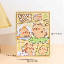 Capybara Cute Water Rat Small Card Collection Album, Cartoon Grid Instant Photo Album Postcard Card Album - Multicolor - View 5