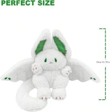 蝙蝠兔子毛绒玩具 - 可爱兔子蝙蝠毛绒玩具兔子毛绒玩具柔软毛绒玩具礼物女孩男孩可爱蝙蝠兔子毛绒玩具生日毛绒礼物