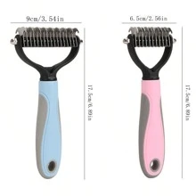 1 chiếc lược chải lông và dụng cụ loại bỏ lông rụng hiệu quả cho chó và mèo, giảm rụng lông và thúc đẩy bộ lông khỏe mạnh, lược chải lông chuyên nghiệp cho thú cưng - Nhiều màu - Xem 11
