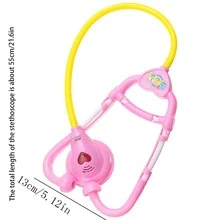 Juguete de estetoscopio, juguete de simulación de doctor con luz, disponible en 2 colores - Multicolor - Ver 3